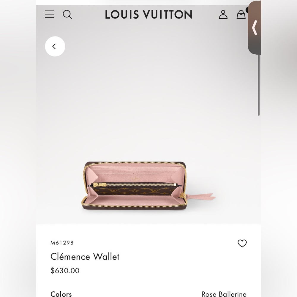 Louis Vuitton Monogram Clémence Wallet - Picture 3 of 10